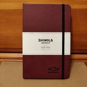 Shinola Detroit- Medium Rich Bordeaux Notebook